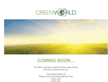 Tablet Screenshot of greenworldsales.co.uk
